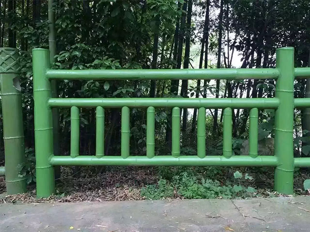 黑龍江仿竹籬笆公園圍欄